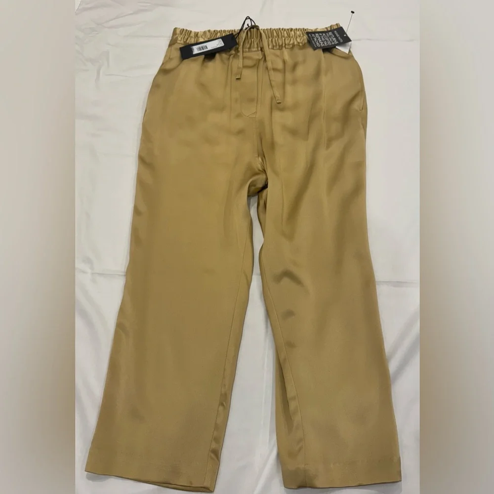 Nili Lotan Safi Pant Khaki Dress Pants - Picture 7 of 8